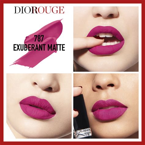 Dior Rouge Lipstick 787 Exuberant Matte 